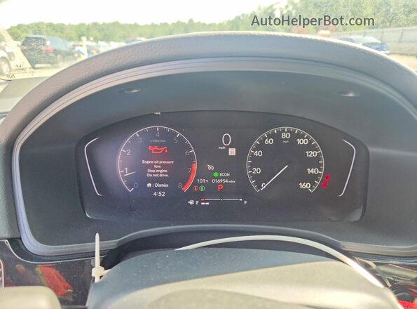 2HGFE2F5XSH518482 2025 HONDA CIVIC Gray Instrument cluster view
