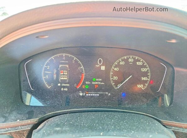 2HGFE2F5XSH551000 2025 HONDA CIVIC White Vista del cuadro de instrumentos