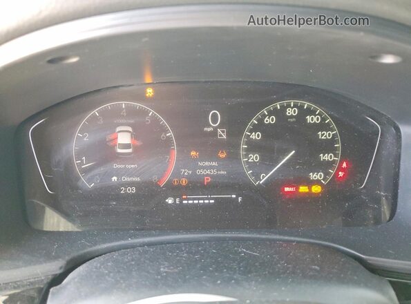2HGFE2F5XSH553667 2025 HONDA CIVIC Blue Вид щитка приладів