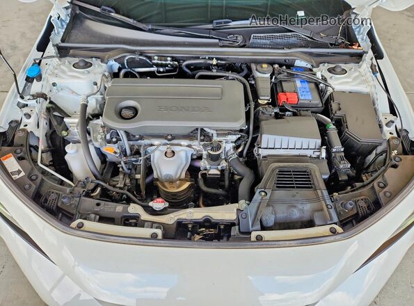2HGFE2F5XSH554821 2025 HONDA CIVIC White უკანა სალონის ხედი