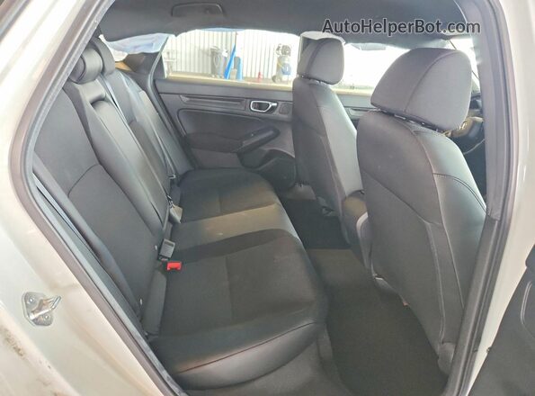 2HGFE2F5XSH554821 2025 HONDA CIVIC White უკანა სავარძლების ხედი