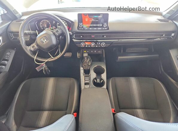2HGFE2F5XSH554821 2025 HONDA CIVIC White წინა პანელის ხედი