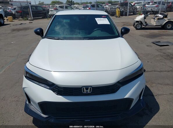 2HGFE2F5XTH509184 2026 HONDA CIVIC White Widok zestawu wskaźników