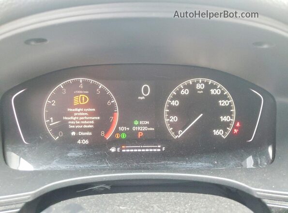 2HGFE2F5XTH516930 2026 HONDA CIVIC White Вид щитка приладів