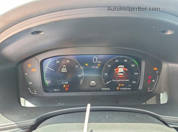 2HGFE4F80SH325148 2025 HONDA CIVIC Gray Instrument cluster view