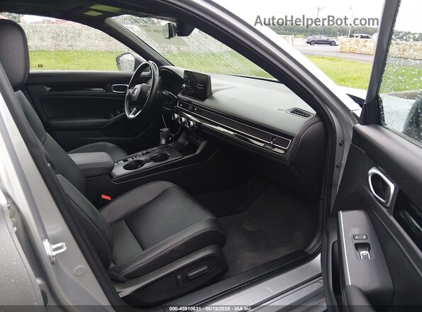 2HGFE4F80SH326008 2025 HONDA CIVIC Серебряный Вид салона спереди