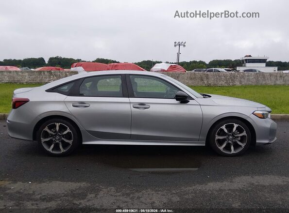 2HGFE4F80SH326008 2025 HONDA CIVIC Серебряный Вид задней части салона