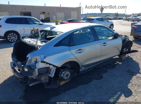 2HGFE4F80SH328745 2025 HONDA CIVIC Silver Задня права чверть