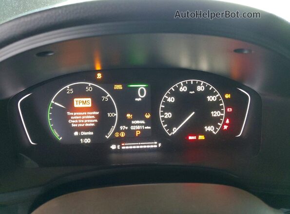 2HGFE4F80SH351040 2025 HONDA CIVIC Gray Instrument cluster view