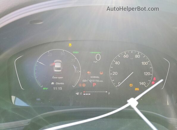 2HGFE4F80TH325913 2026 HONDA CIVIC Black Вид щитка приладів