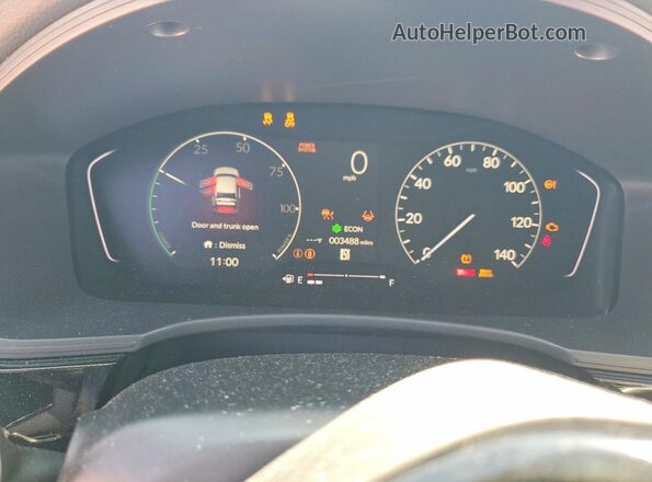 2HGFE4F80TH331274 2026 HONDA CIVIC Gray Instrument cluster view