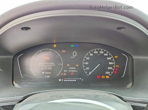 2HGFE4F81SH018166 2025 HONDA CIVIC White Սարքավորումների վահանակի տեսք