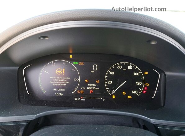 2HGFE4F81TH333020 2026 HONDA CIVIC Gray Widok zestawu wskaźników
