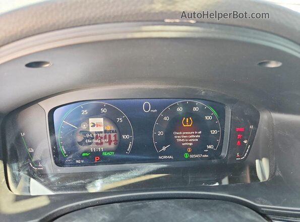 2HGFE4F82SH300655 2025 HONDA CIVIC Gray Vista del cuadro de instrumentos