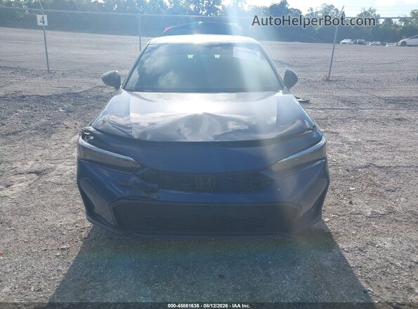 2HGFE4F82SH345546 2025 HONDA CIVIC Gray Вид щитка приладів