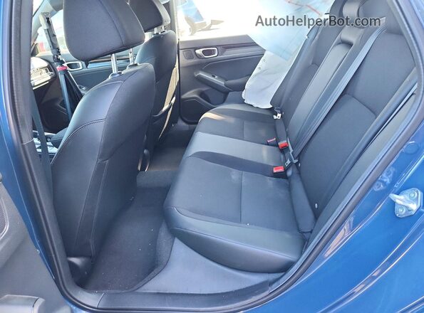 2HGFE4F83SH314211 2025 HONDA CIVIC Blue უკანა სავარძლების ხედი