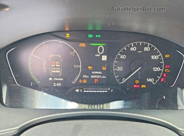 2HGFE4F83TH318549 2026 HONDA CIVIC Blue Widok zestawu wskaźników