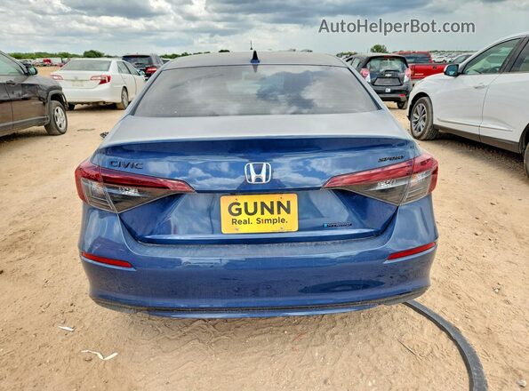 2HGFE4F83TH318549 2026 HONDA CIVIC Blue Widok z tyłu
