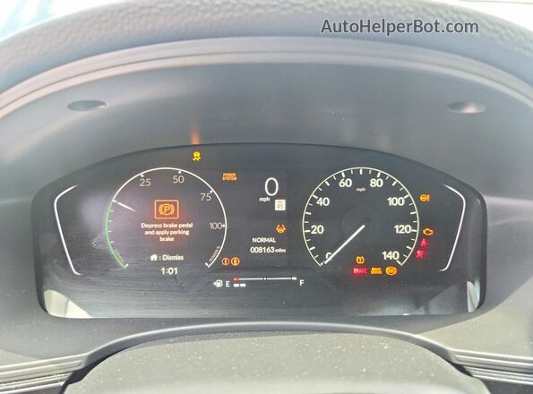 2HGFE4F83TH351339 2026 HONDA CIVIC Black Вид щитка приладів