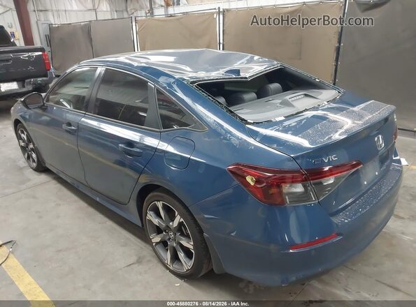 2HGFE4F84SH321877 2025 HONDA CIVIC Blue Trasero izquierdo