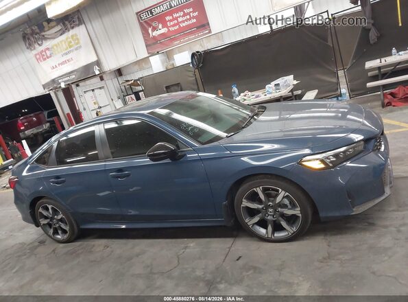 2HGFE4F84SH321877 2025 HONDA CIVIC Blue Vista interior trasera