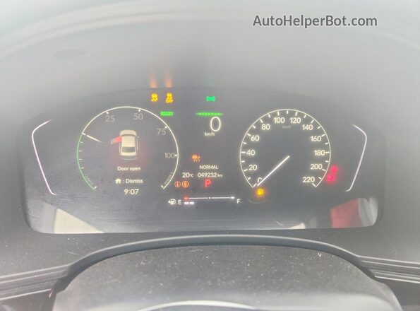 2HGFE4F84TH001685 2026 HONDA CIVIC Black Vista del cuadro de instrumentos