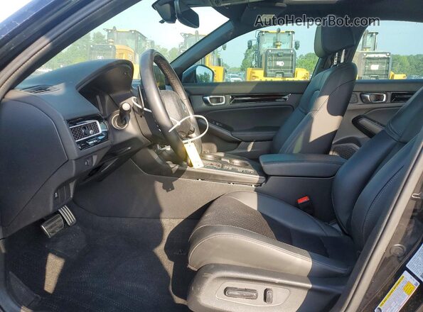 2HGFE4F85SH301668 2025 HONDA CIVIC Black Front interior view