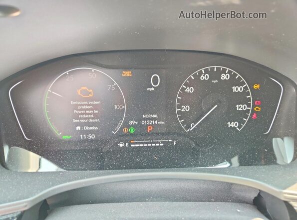 2HGFE4F85SH305316 2025 HONDA CIVIC White Instrument cluster view