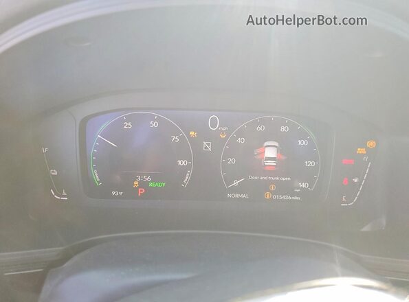2HGFE4F85SH325565 2025 HONDA CIVIC Синий Вид щитка приборов