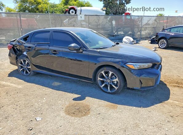 2HGFE4F85SH346304 2025 HONDA CIVIC Черный Передняя правая четверть