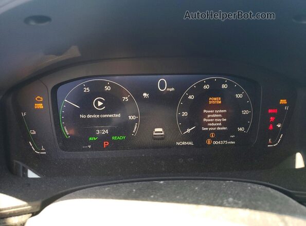 2HGFE4F85TH310811 2026 HONDA CIVIC Gray ხელსაწყოთა პანელის ხედი