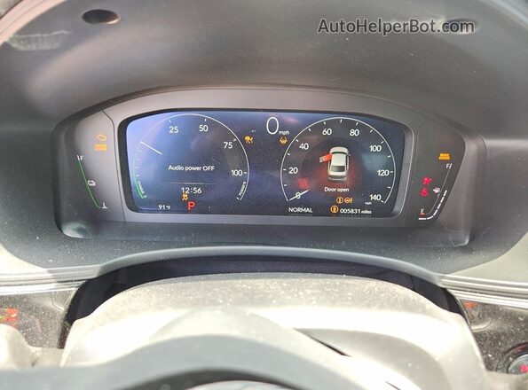 2HGFE4F85TH315457 2026 HONDA CIVIC Gray Vista del cuadro de instrumentos