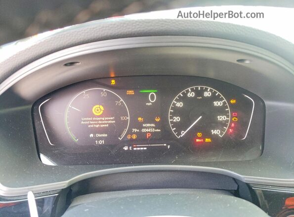 2HGFE4F85TH335742 2026 HONDA CIVIC Blue Instrument cluster view