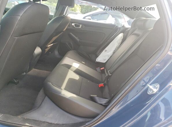 2HGFE4F85TH335742 2026 HONDA CIVIC Blue Rear seats view