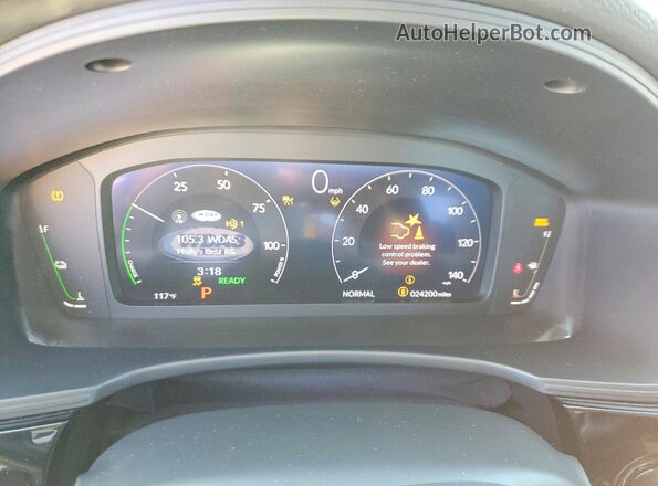 2HGFE4F86SH303400 2025 HONDA CIVIC Gray ხელსაწყოთა პანელის ხედი