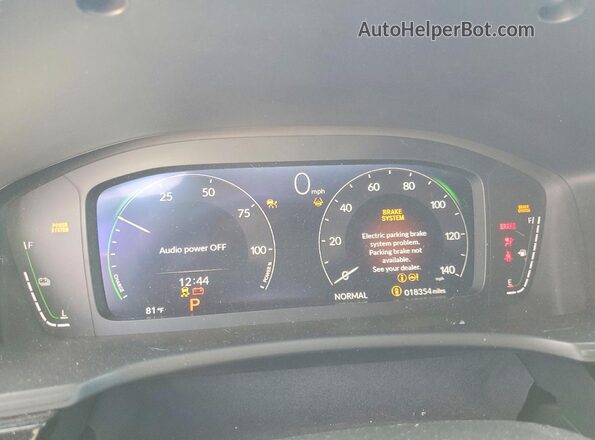 2HGFE4F86SH329933 2025 HONDA CIVIC Red Вид щитка приладів