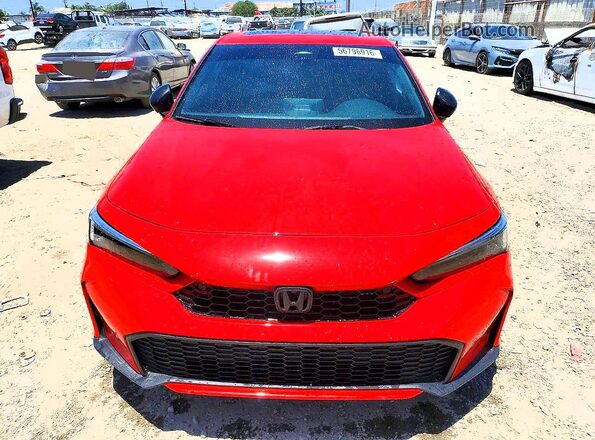 2HGFE4F86SH329933 2025 HONDA CIVIC Red Вид спереду
