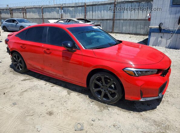 2HGFE4F86SH329933 2025 HONDA CIVIC Red Передня права чверть