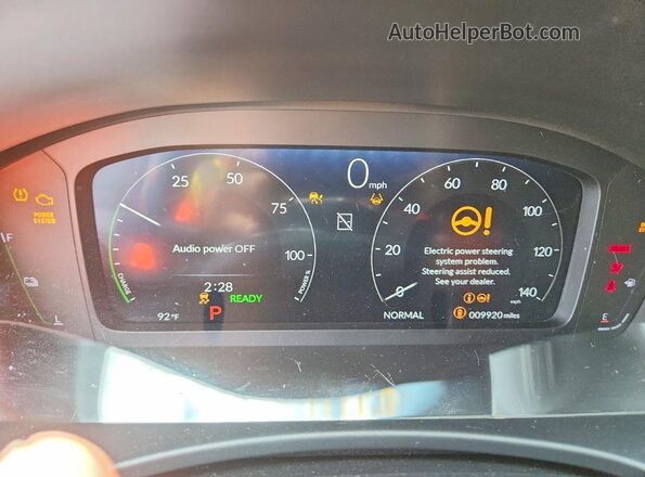2HGFE4F86SH330757 2025 HONDA CIVIC Gray Вид щитка приладів