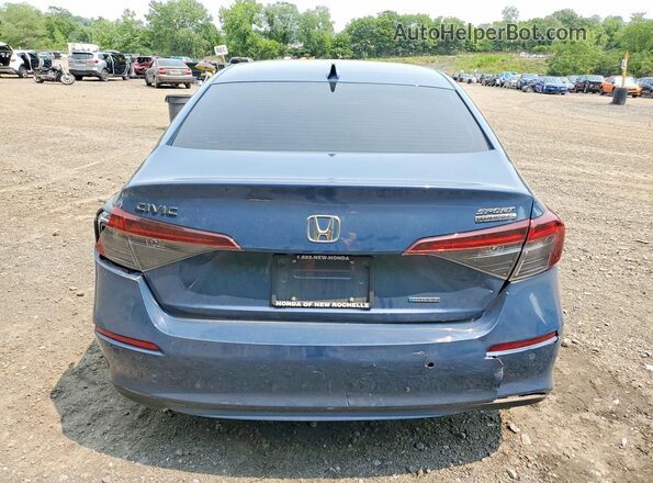 2HGFE4F86SH333111 2025 HONDA CIVIC Blue უკანა ხედი