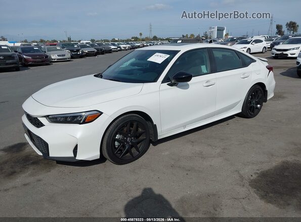 2HGFE4F86SH345324 2025 HONDA CIVIC White Przód lewy