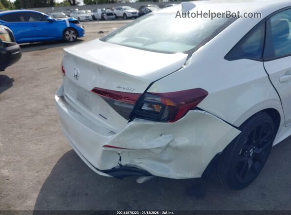 2HGFE4F86SH345324 2025 HONDA CIVIC White Widok z przodu