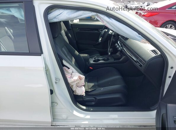 2HGFE4F86SH345324 2025 HONDA CIVIC White Widok wnętrza z przodu