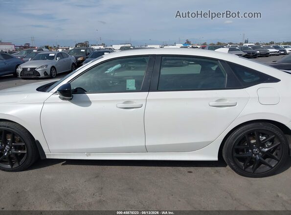 2HGFE4F86SH345324 2025 HONDA CIVIC White Widok wnętrza 360 stopni