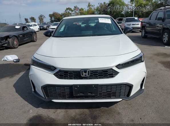 2HGFE4F86SH345324 2025 HONDA CIVIC White Widok zestawu wskaźników