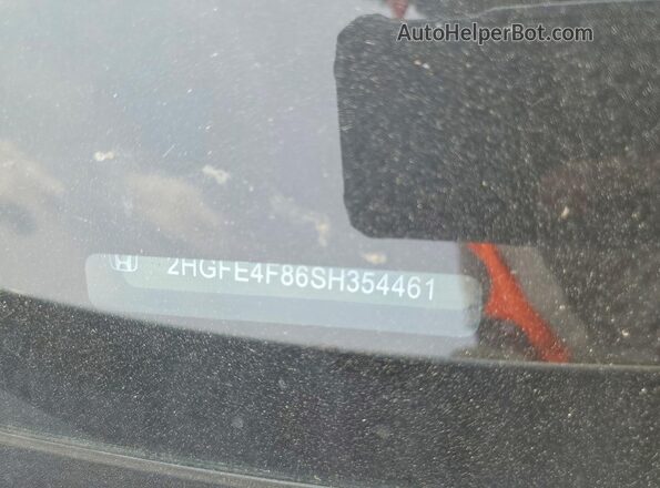 2HGFE4F86SH354461 2025 HONDA CIVIC White Շարժիչի բաժամունքի տեսք