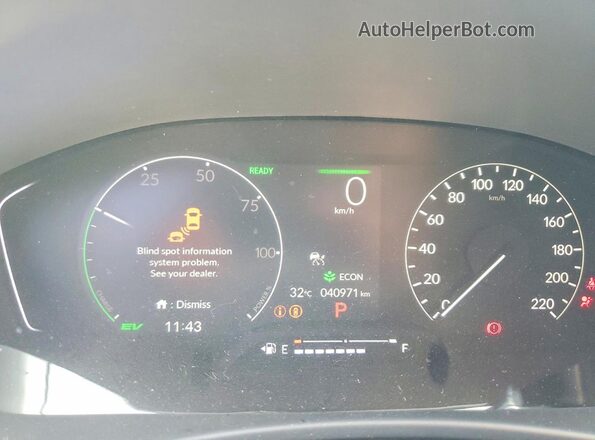 2HGFE4F86TH003437 2026 HONDA CIVIC Black Widok zestawu wskaźników