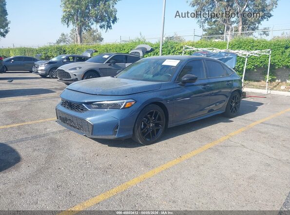 2HGFE4F86TH323390 2026 HONDA CIVIC Blue Առջևի ձախ երեք քառորդ տեսարան