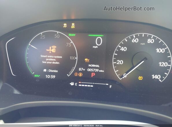 2HGFE4F86TH323390 2026 HONDA CIVIC Blue Հետևի նստատեղերի տեսք