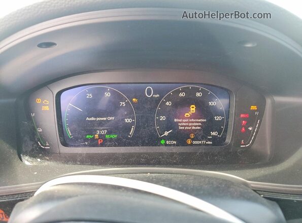 2HGFE4F86TH343316 2026 HONDA CIVIC Серый Вид щитка приборов